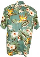Karmakula, Montana Green Hawaiien Shirt.
