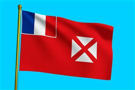 Vlag Wallis en Futuna 225x350 cm