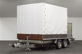 Brenderup Machinetransporter met huif