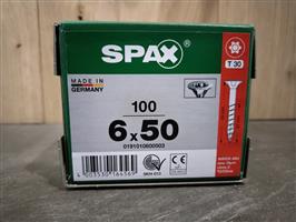 Spax gegalvaniseerd 6x50mm