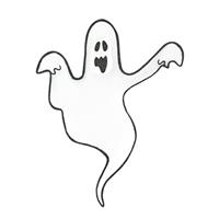 Halloween Wanddecoratie Spook Met Led Licht
