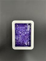 Rekenfiches in blikje (12x8 cm), Transparant paars (200 st.)