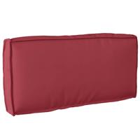 vidaXL Palletkussen voor rugleuning Wijnrood 80 x 40 x 12 cm