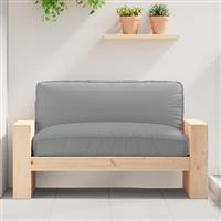 vidaXL Palletkussen voor zitting Grijs 120 x 80 x 12 cm Oxford stof
