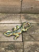 Een prachtige salamander in mozaiek stijl, vrolijk beeldje