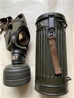 Gasmasker en bus Wehrmacht 1939