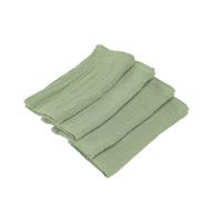Groene Servetten Katoen 40cm 4st
