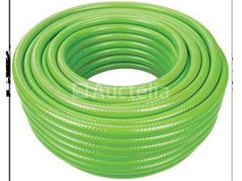 10 Groene waterslangen versterkt PVC 30 m