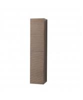 Kolomkast BWS Lydia 2 Deuren Greeploos Soft Close 35x160x35 cm Donker Walnoten