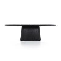 Eettafel Aron ovaal 250x110 - zwart
