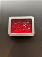 Rekenfiches in blikje (12x8 cm), Transparant rood (200 st.)