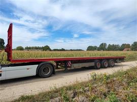 PACTON T3 OPEN TRAILER, TWISTLOCKS ,ZWARE KANTBALK