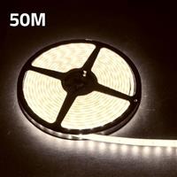 LED strip op rol 50 meter, 24V, 1200 lumen per meter, 4000K, IP68