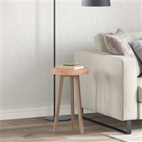 vidaXL Tafelblad Anders Lichtbruin Ø 30 x 4 cm Massief eikenhout