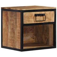 vidaXL Nachtkastje 40x35x40 cm massief mangohout
