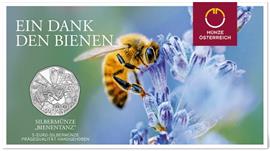 Oostenrijk 5 Euro 2023 Bijendans Zilver BU