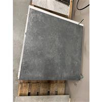 RESTPARTIJ 23,04 m² Vloertegels betonlook antraciet 80x80 cm-1,28m²