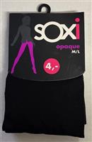 - Soxi opaque panty (M-L) Zwart