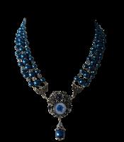 Donkerblauwe Ketting Edelsteen