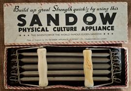 The Sandow Steel Chest Expander in box