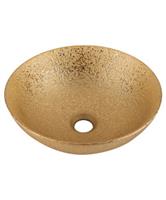 Waskom Differnz Bright Keramiek 36x14 cm Goud