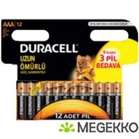 Duracell AAA Alkaline batterij 12 stuks