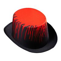Halloween Hoed Zwart Druipend Bloed