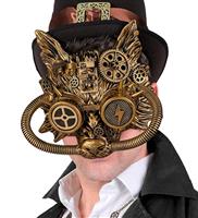 Steampunk Masker Goud Vos
