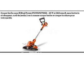 Accutrimmer en grastrimmer POWERPLUS POWDPG75411