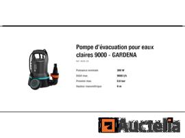 Helder water afvoerpomp GARDENA 9000