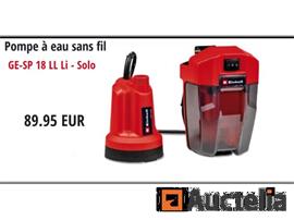 Accu waterpomp EINHELL GE-SP 18 LL Li - Solo