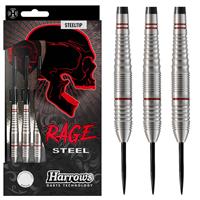 Harrows Rage Steel Brass Dartpijlen 21-22-23-24 Gram
