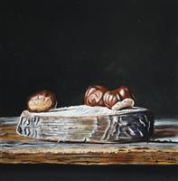 Kunsthandel Gennep -Boomschijf Wilde Kastanjes