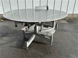 Gronemeyer draaitafel roestvrij staal 150 cm