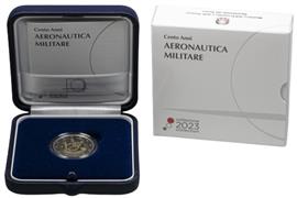 Italië 2 Euro 2023 Italiaanse Luchtmacht Proof
