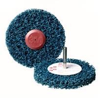 3M 61169 CG-ZS CLN & STRP DISC BLUE 150X25X8mm op stift per 6 stuks 3M=61169