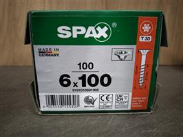 Spax gegalvaniseerd 6x100mm