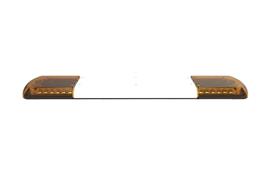 LED flitsbalk amber | 12 serie | ECE-R65 amber | transparant wit midden | 1219mm | 12-30990-E