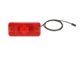 LED markeringslicht rood | 24v | 150cm. kabel 1,5mm². connector | D11400