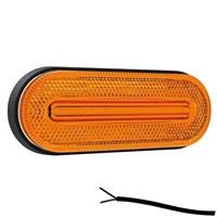 LED markeerlicht amber 12/36V 1,2m. kabel + Superseal