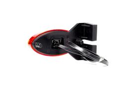 LED markeerlicht + steun ovaal rood 12/24v 0,75mm2 conn. | MV-5893R