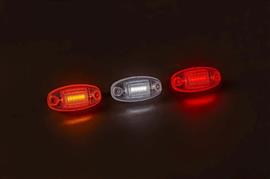 LED markeerlicht dark/wit 12-24v 15cm kabel | MV-6800DW