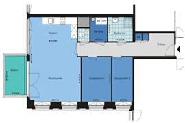 Appartement Kaaisjouwerskade in Nijmegen