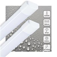 2 PACK - LEDs Light LED TL lamp 150 cm voor binnen - Complete LED TL verlichting - 5160 lm