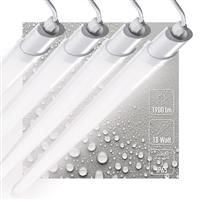 4 PACK - LEDs Light TL Licht balk 120 cm - Geschikt voor alle binnen en vochtige ruimtes - 18W - IP