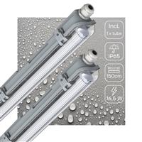 2 PACK - LEDs Light Complete LED TL lamp met LED buis 150 cm - Binnen en buiten - 3060lm - 16.5W - 