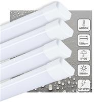 4 PACK - LEDs Light LED TL lamp 150 cm voor binnen - Complete LED TL verlichting - 5160 lm