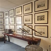 Serie van 24 lithos  Zeeslagen getekend door P.J. Schotel uitgave Buffa Amsterdam - prachtig identi