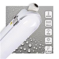 LED TL-Armatuur Pro IP65 5400 Lumen - 30W - 4000K Koelwit - 120cm - Waterdicht - Met Draadlus
