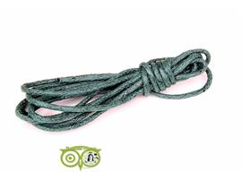 Waxkoord 1.5 mm Dark Emerald Green 1,2 mtr.